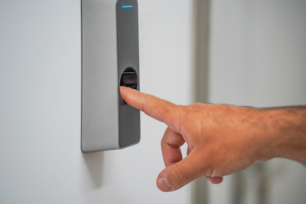 Home Door Biometrics Security System