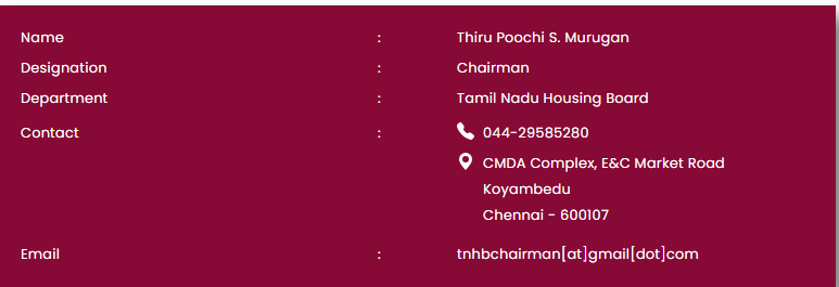 TNHB Contact info