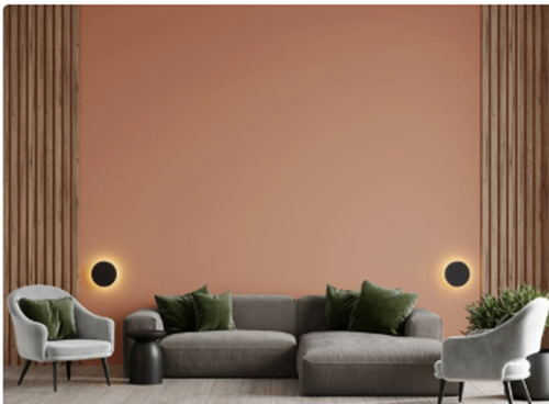 Accent walls Mocha Mousse